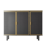 ZUN 40.35" Wide 3 Doors Modern Sideboard, Freestanding Sideboard Storage Cabinet Entryway Floor Cabinet W75741392