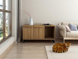 ZUN Cat house,Tv stand,Cat house and Tv stand in one, pet house,for Living Room W68842785
