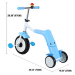 ZUN ✔2 in 1 Toddler Tricycle Balance Bike Scooter Kids Riding Toys 3 to 5 Years Old✔ 83706985