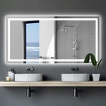 ZUN LED Bathroom Mirror 72x36 Inch with lights, anti-Fog & Dimming Led Bathroom Vanity Mirror W134070942