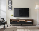 ZUN LED TV Stand LED Entertainment Center with Storage Modern LED Media Console Tables LED TV Cabinet W2178138780