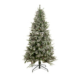 ZUN The best choice of pre -lighting pre -installed Yunshan artificial mixture PE/PVC Christmas tree, 00257312