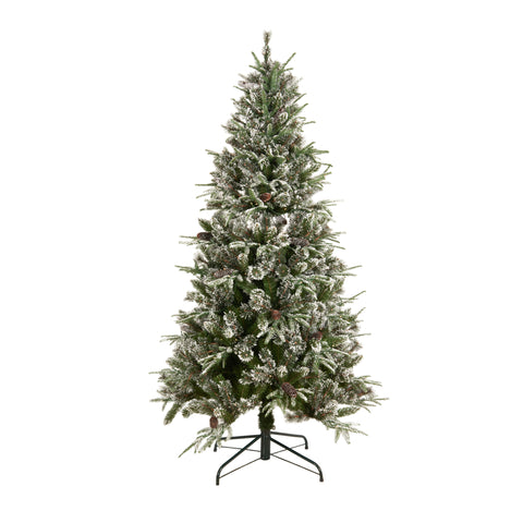 ZUN The best choice of pre -lighting pre -installed Yunshan artificial mixture PE/PVC Christmas tree, 00257312