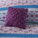 ZUN Reversible Quilt Set with Throw Pillows B03596119