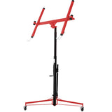 ZUN Drywall Lift Panel 11' Lift Drywall Panel Hoist Jack Lifter, RED+BLACK W465121422