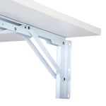 ZUN Wall Mounted Desk Simple Folding Computer Desk - white W2181P145312