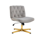 ZUN COOLMORE Home Office Desk Chair, Vanity Chair, Modern Adjustable Home Computer Executive Chair W1539102583
