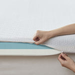 ZUN 4" Memory Foam Mattress Topper B03595130