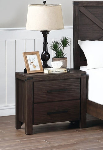 ZUN Bedroom Furniture Simple Nightstand Drawers Bed Side Table Solidwood HSESF00F5426