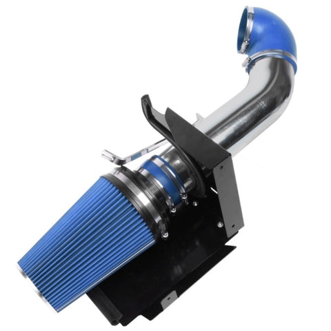 ZUN 4 Inch Cold Air Intake Induction Kit Filter for GMC Chevrolet 1999-2006 V8 4.8L 5.3L 6.0L Blue 60953526