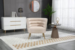 ZUN COOLMORE Accent Chair ,leisure single chair with Golden feet W1539102571