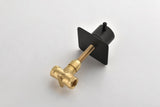 ZUN 3/4" cast metal volume control valve Master Shower Volume Control adjustable Brass Handle Valve Body W1272115352