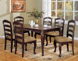 ZUN Transitional Contemporary Dark Walnut Finish Set of 2pc Dining Chairs Solid wood Kitchen Dining Room B011P143323