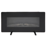 ZUN SF311-36 36 Inch 1400W Wall Hanging / Fireplace Single Color / Fake Wood / Heating Wire / With 39513196