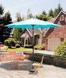 ZUN Patio Outdoor Market Umbrella with Aluminum Auto Tilt and Crank 14439595