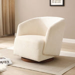 ZUN Swivel Accent Chair Armchair Round Barrel Chair for Living Room Bedroom W876125191
