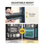 ZUN Adjustable Heavy Duty Metal Shelving - 5-Tier Storage Shelves, 2000LBS Load, Kitchen, Garage, Pantry 44333229