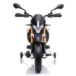 ZUN 12V Aprilia Licensed Kids Ride On Motorcycle, 4-wheel Electric Dirt Bike with Spring Suspension, LED W2181P143781