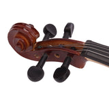 ZUN New 4/4 Acoustic Violin Case Bow Rosin Natural 62444060