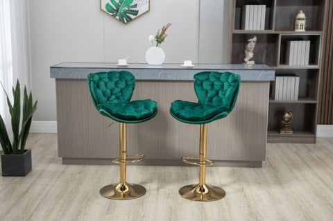 ZUN COOLMORE Bar Stools with Back and Footrest Counter Height Dining Chairs 2PC /SET W39557448