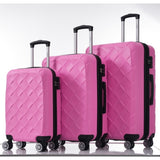 ZUN 3 Piece Luggage Set Suitcase Set, ABS Hard Shell Lightweight Expandable Travel Luggage with TSA PP314129AAH