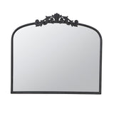 ZUN 40" x 31" Classic Design Large Arch Mirror and Baroque Inspired Frame for Living Room Bathrrom W2078127697