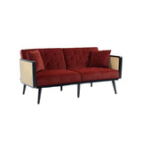 ZUN COOLMORE Velvet Sofa , Accent sofa .loveseat sofa with metal feet W395109189