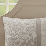 ZUN Embroidered 8 Piece Comforter Set B03594909