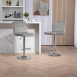 ZUN COOLMORE Bar Stools with Back and Footrest Counter Height Dining Chairs 2PC/SET W395P144015