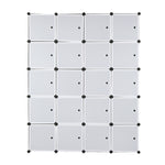 ZUN 20 Cube Organizer Stackable Plastic Cube Storage Shelves Design Multifunctional Modular Closet 41270526