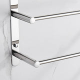 ZUN THREE Stagger Layers Towel Rack SUS304 Stainless Steel Hand Polishing Mirror Polished Finished 63717973