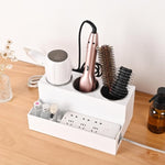 ZUN Hair Tool Organizer Wall Mount,Organize Your Hair Tools with 3 Removable Cups,Versatile Storage 32177212