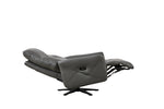 ZUN Recliner Chair With Dual Motor , Euro contemporary design , Adjustable Headrest, 360&deg; Swivel USB W820119429