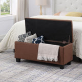 ZUN [VIDEO] Large Storage Ottoman Bench Set, 3 in 1 Combination Ottoman, Tufted Ottoman Linen Bench for W142083041