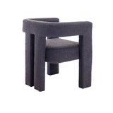 ZUN COOLMORE Contemporary Designed Fabric Upholstered Accent/Dining Chair /Barrel Side Chairs Kitchen W1539125076