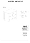 ZUN Contemporary 1pc Nightstand Light Walnut Color Solid Wood Veneer Black Bar Pulls Bedroom Furniture B011131258