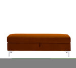 ZUN Storage Bench Solid Color 2 Seater Furniture Living Room Sofa Stool 69889409