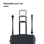 ZUN 3 Piece Luggage Sets ABS Lightweight Suitcase with Two Hooks, Spinner Wheels, TSA Lock, W28442442