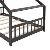 ZUN Twin Size House Bed Wood Bed, Espresso WF282521AAP