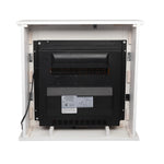 ZUN SF103-18G HA209-25 18 Inch White Wood Cabinet Style 1400W Single Color / Fake Wood / Heating Wire / 32913589