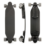 ZUN New Portable Remote Control All Terrain Longboard Electric Skateboard longboard with dual belt W34842891