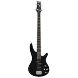 ZUN GIB Electric Bass Guitar Full Size 4 String Black 42778381