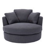 ZUN Modern Akili swivel accent chair barrel chair for hotel living room Modern leisure chair W39532510