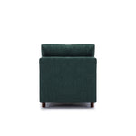 ZUN Middle Module Fabric Linen for Modular Sofa Sectional Sofa Couch Accent Armless Chair, Cushion W1439118861