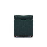 ZUN Middle Module Fabric Linen for Modular Sofa Sectional Sofa Couch Accent Armless Chair, Cushion W1439118861