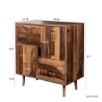 ZUN Sideboard, with four storage spaces, restaurant sideboard, entrance channel basement, bedroom and 27560825