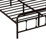 ZUN Queen Size Metal Platform Bed Frame with Victorian Style Wrought Iron-Art Headboard/Footboard W1716132855