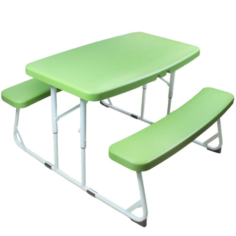 ZUN Kids Picnic Table Outdoor, Plastic Table & Chair Set, Kids Activity Sensory Table, Picnic Table W1215P151685