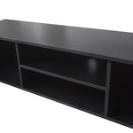 ZUN Black TV Stand for 70 Inch TV Stands, Media Console Entertainment Center Television Table, 2 Storage W33115875