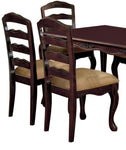 ZUN Transitional Contemporary Dark Walnut Finish Set of 2pc Dining Chairs Solid wood Kitchen Dining Room B011P143323